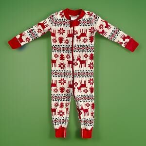 Hanna Andersson Pajamas 1 Pc. Toddler 85cm 2T Dear Deer Holiday Christmas Cotton